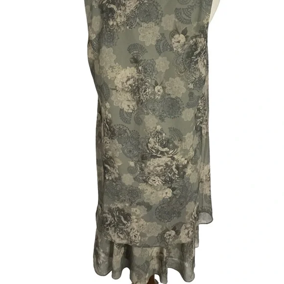 R&M Richards Vintage One Piece Dress Sz 16 Petite - Picture 10 of 11